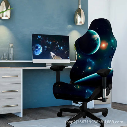 1 Set Gaming Chair Cover Elastic Computer Chair Backrest Armrest Cover Protector Universal Soft Thicken Armchair Seat Covers 의자
