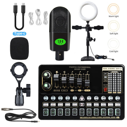 Sound Card Bm800 Set Microphone Stand Cell Phone Sound Card Set