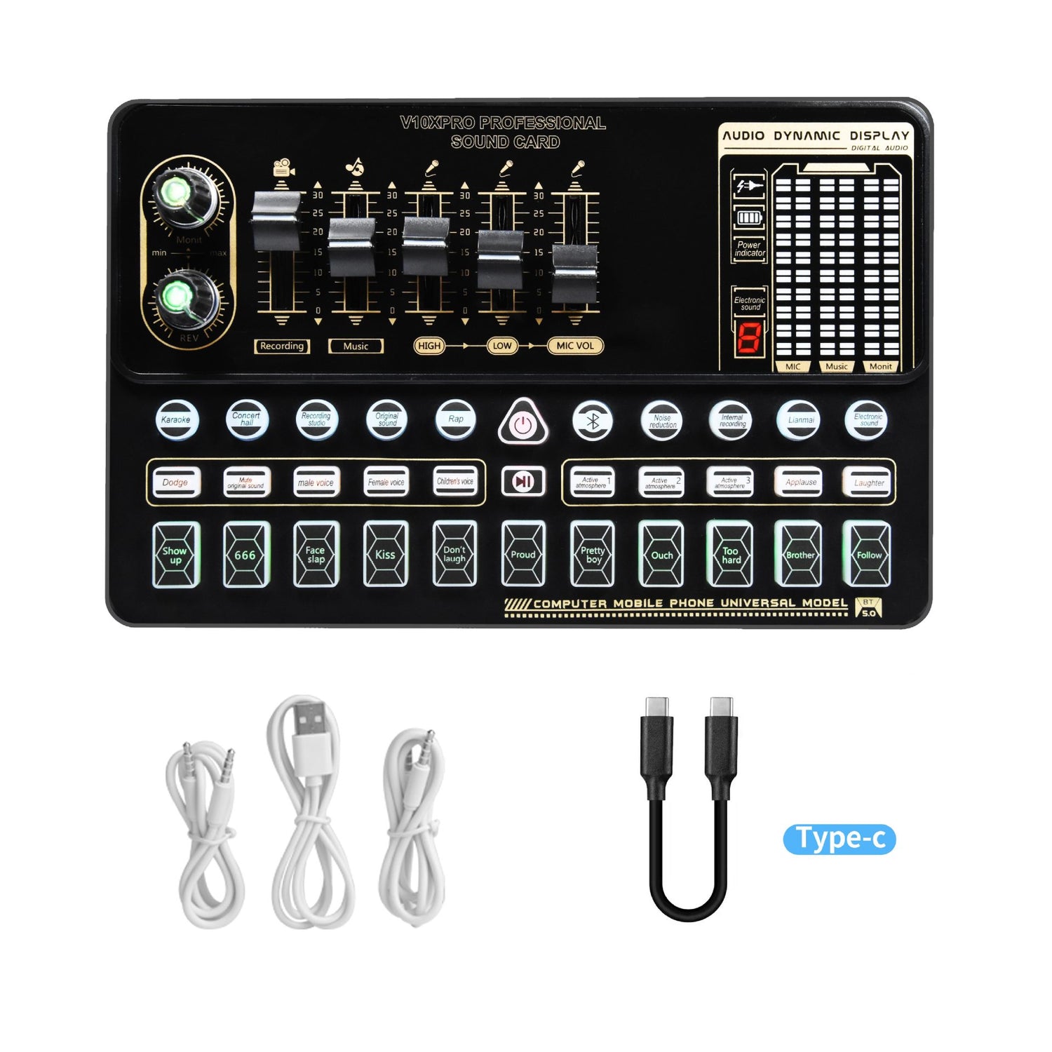 Sound Card Bm800 Set Microphone Stand Cell Phone Sound Card Set