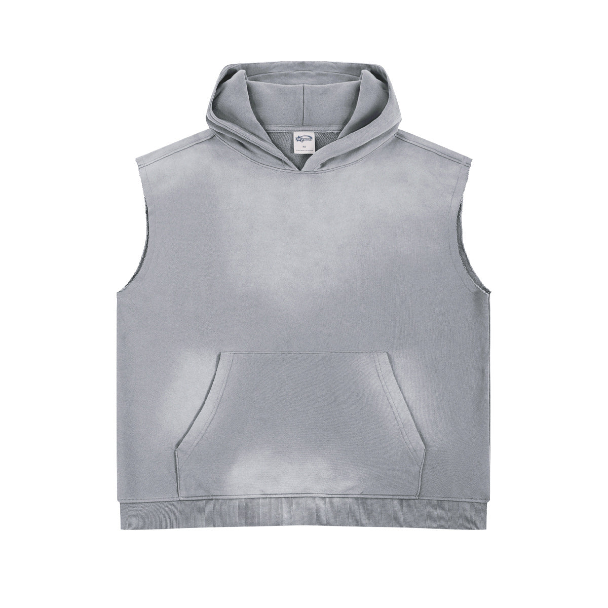 Mens Sleeveless Hooded Sweatshirt