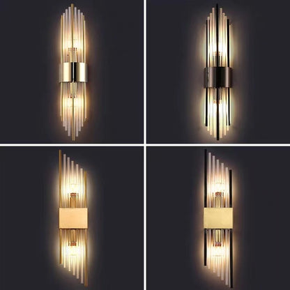 Crystal Wall Lamp Living Room Background Wall Stairs Aisle Light