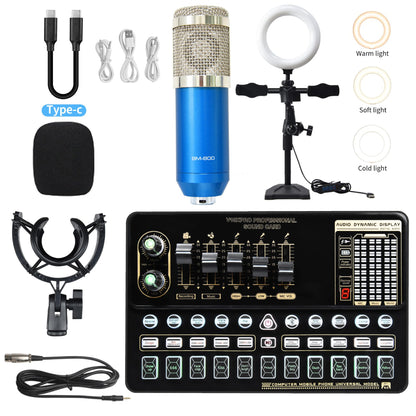 Sound Card Bm800 Set Microphone Stand Cell Phone Sound Card Set