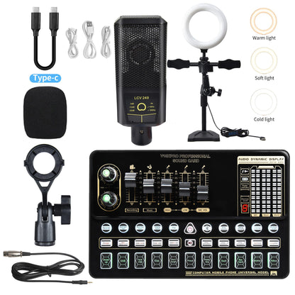Sound Card Bm800 Set Microphone Stand Cell Phone Sound Card Set
